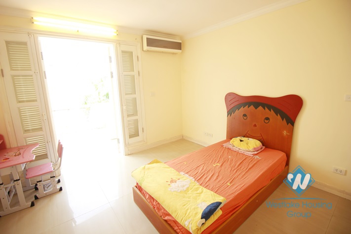 Beautiful house for rent with garden around in Ciputra, Tay Ho, Ha Noi